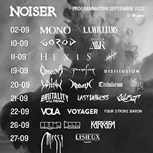 Noiser organise des concerts à toulouse de rock, metal, blackmetal, death, doom, Noise, hardcore, sludge, stoner au rex, au metronum et au bikini.