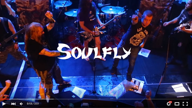 SOULFLY and KING PARROT : Ace of spades, motörhead tribute - Toulouse - european tour 2016