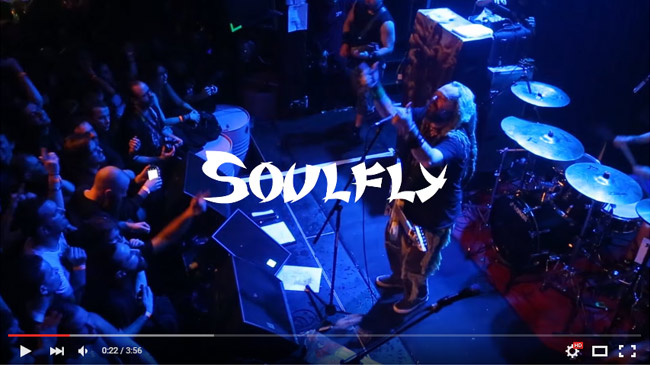 SOULFLY : Back To The Primitive, Toulouse - european tour 2016